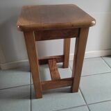 Varnished solid wood stool dp 1022701