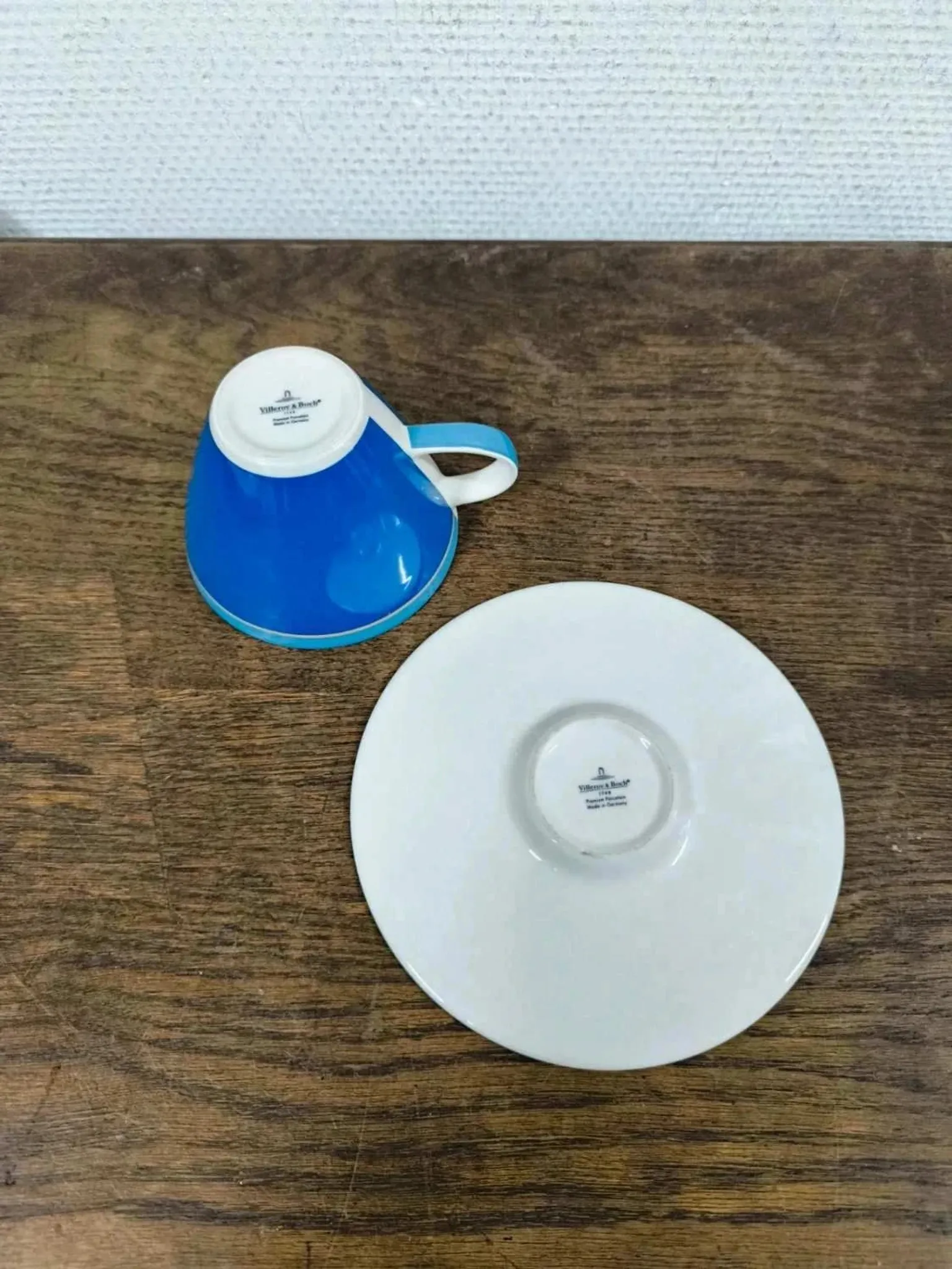 Cup + saucer Villeroy & Boch Café Club blue