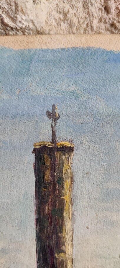 Painting on cardboard signed by Henri Coutant (1868-1935)