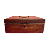 Old wooden cabinet with storage compartments