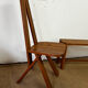 Chair and bench in solid wood