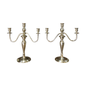 paire d’anciens chandeliers