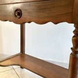 White marble vanity unit