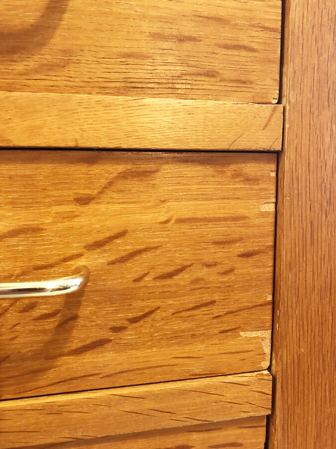 Commode vintage pieds compas 1960