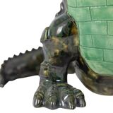 Valérie Courtet. Crocodile carrying hippos. Contemporary.