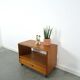 Meuble audio TV sur roulettes design danois en teck Dyrlund
