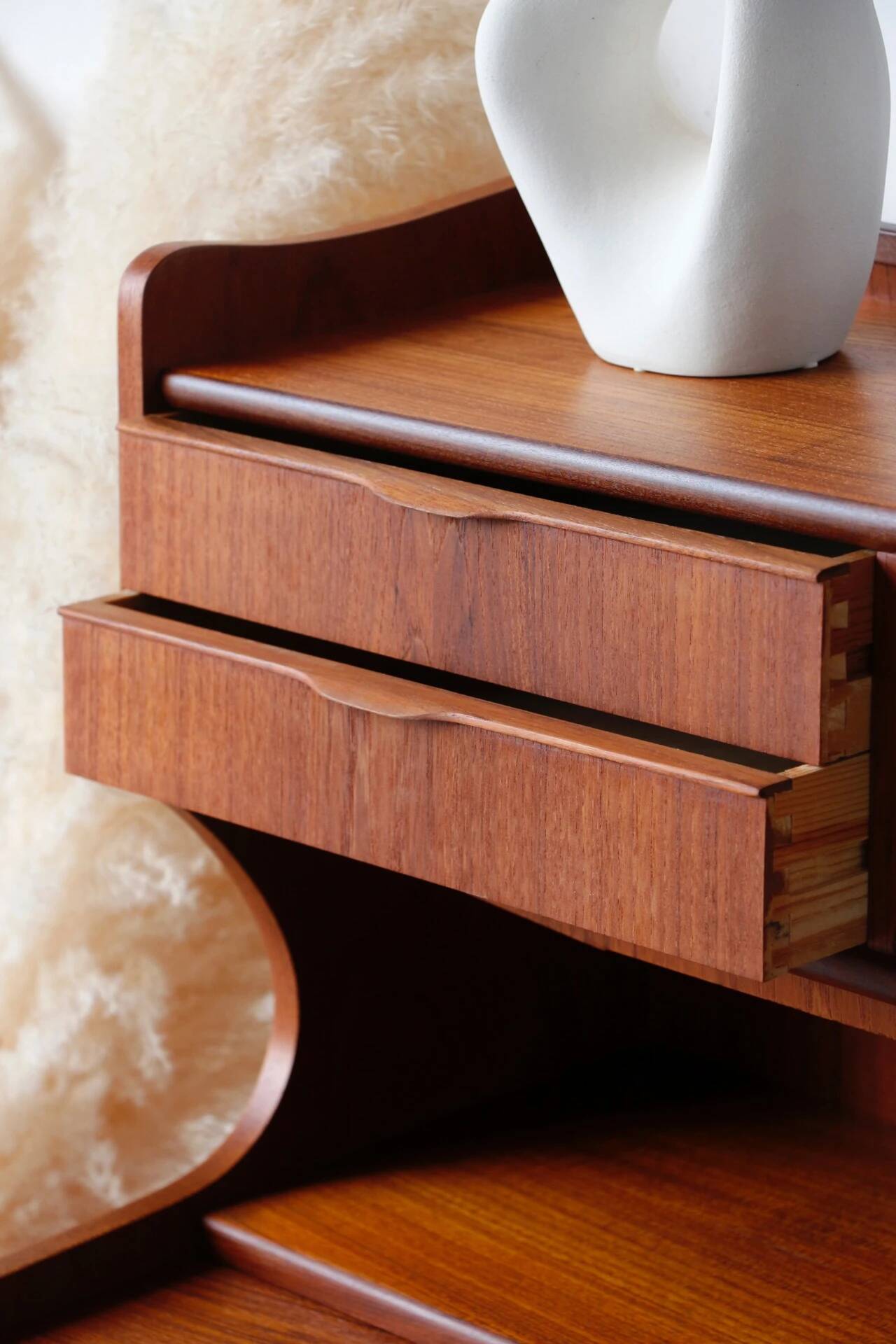Danish teak secretary from the 1960s | Scandinavian design