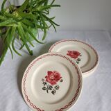 Lot n°2 de 6 assiettes à dessert Germaine de Badonviller