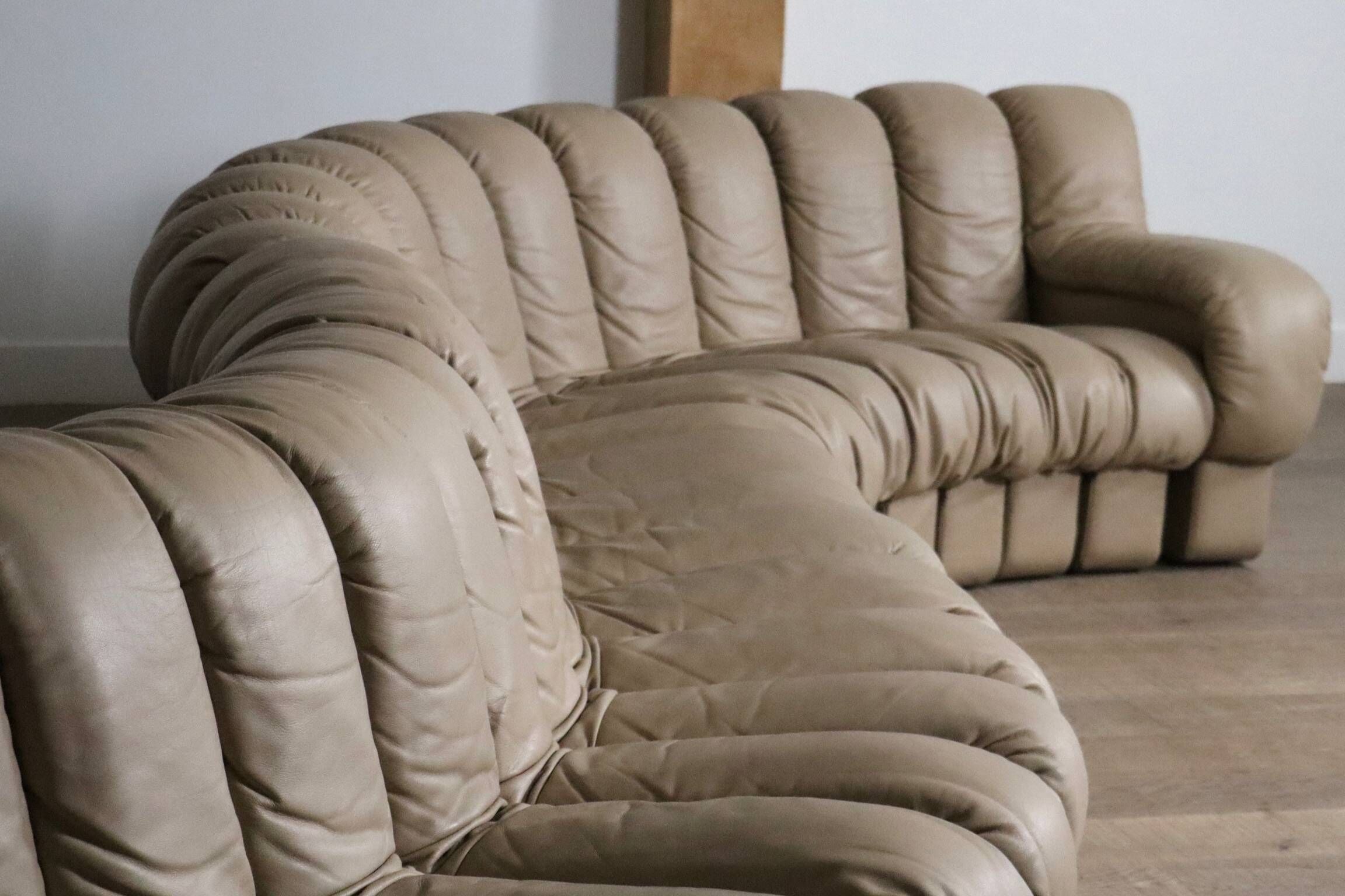 De Sede DS 600 “Non-Stop” sectional sofa by Heinz Ulrich, Ueli Berger,1980