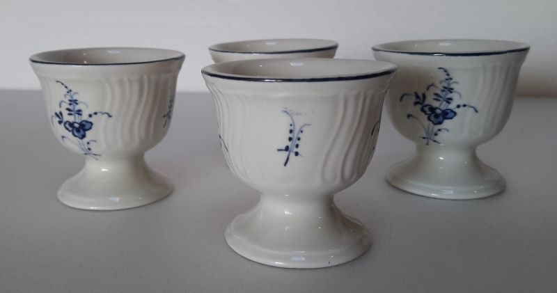 Coquetier x4 Villeroy and Boch collection old Luxembourg