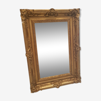 Miroir ancien de style Louis XV époque XIX ème s 40x59cm