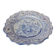 Large blue faience plate from Savona, Italy, 48 cm in diameter.