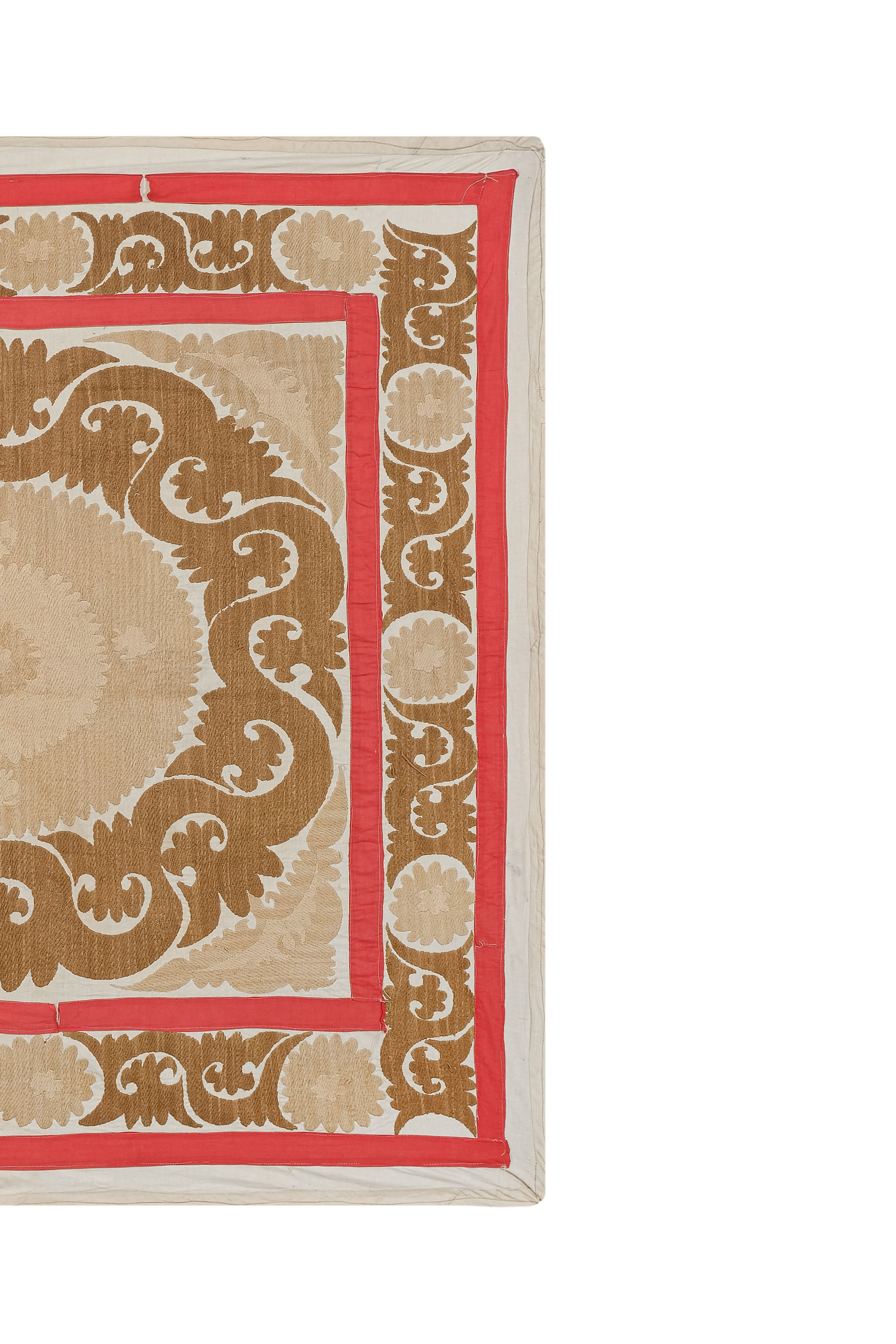 Vintage Turkish hand-knotted rug 130x132 cm