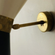 Wall sconce in the style of italian creations of the 50