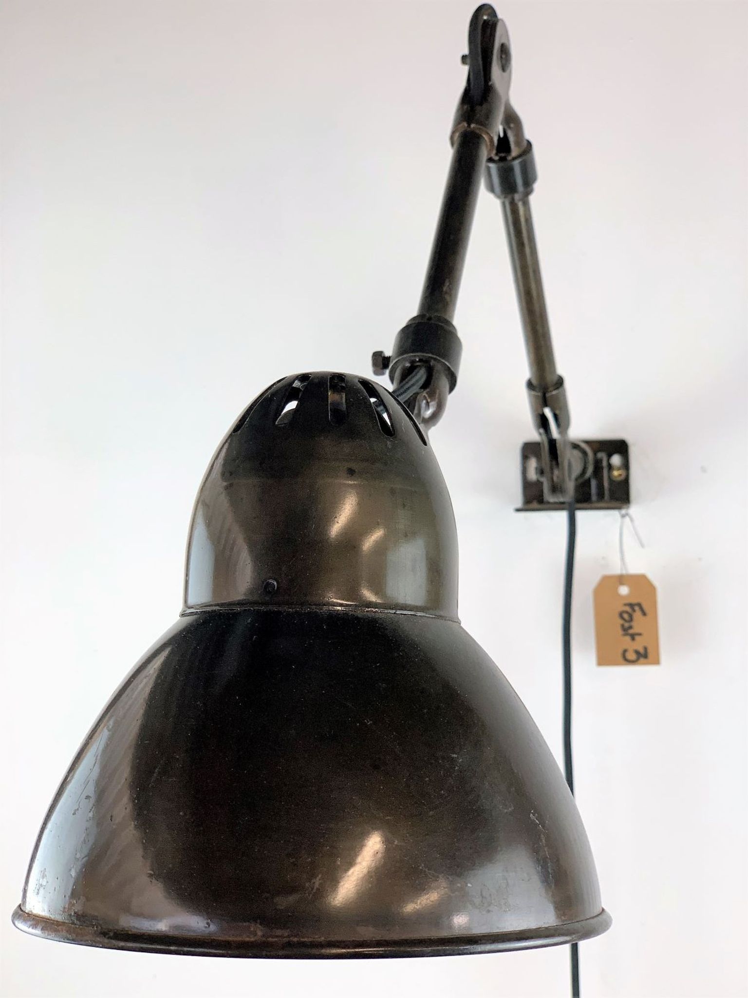 Former American USA lamp branded FOSTORIA year 1950 ref fosto3