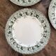 3 "Murier" ironstone dessert plates from Saint Amand and Hamage