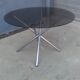 Vintage chrome foot round table