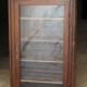 Elegant 18th century solid oak display cabinet.