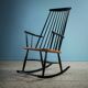 Fauteuil à bascule des années 50