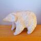 Stone bear sculpture, folk art