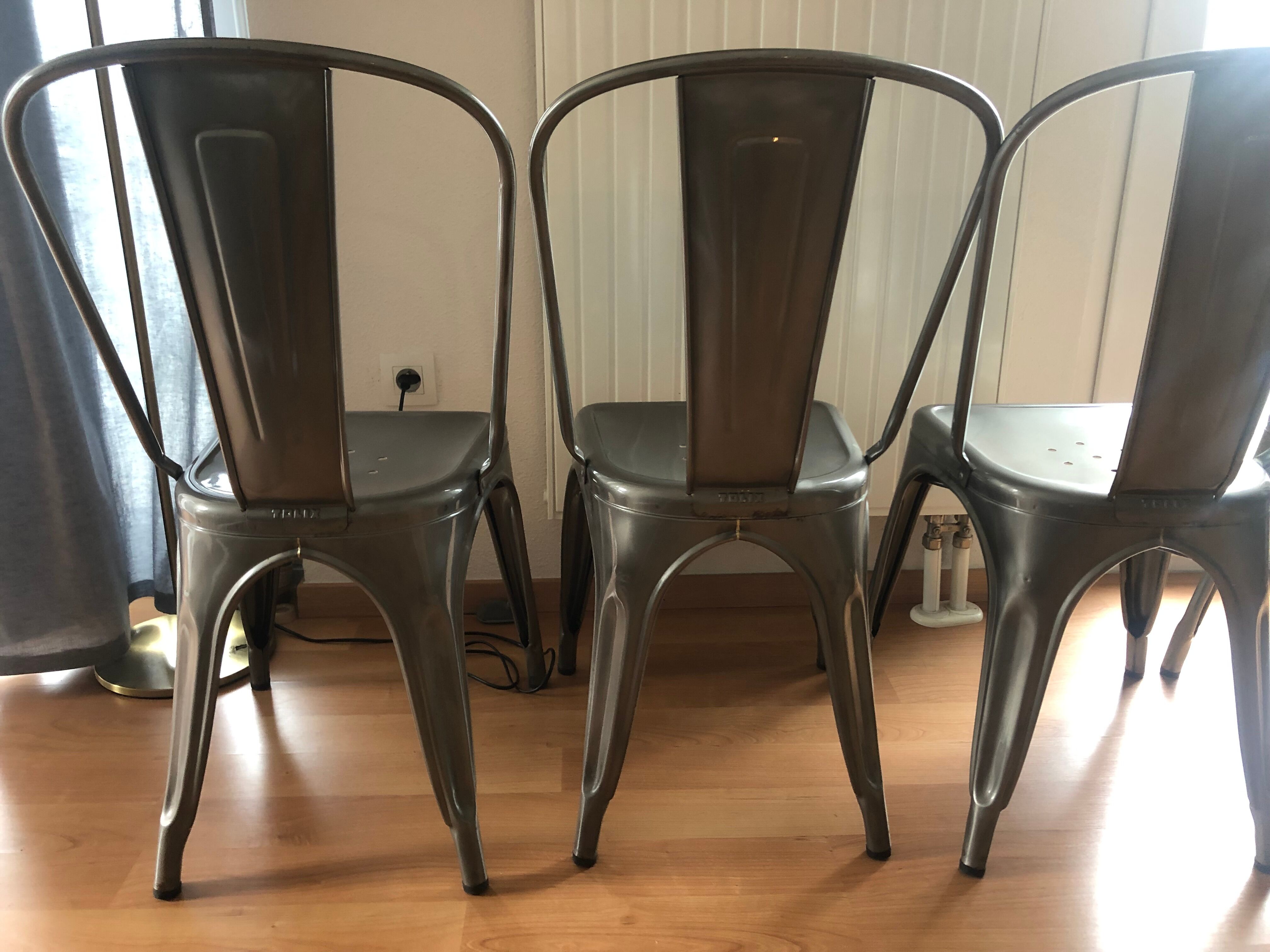 Set of 4 chairs A Tolix