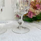 5 glasses of red wine luminarc model lance, 1970 made in france