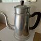 Vintage aluminium coffee pot Tournus Unis France – complete – 1950s