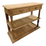 Old oak shelf console