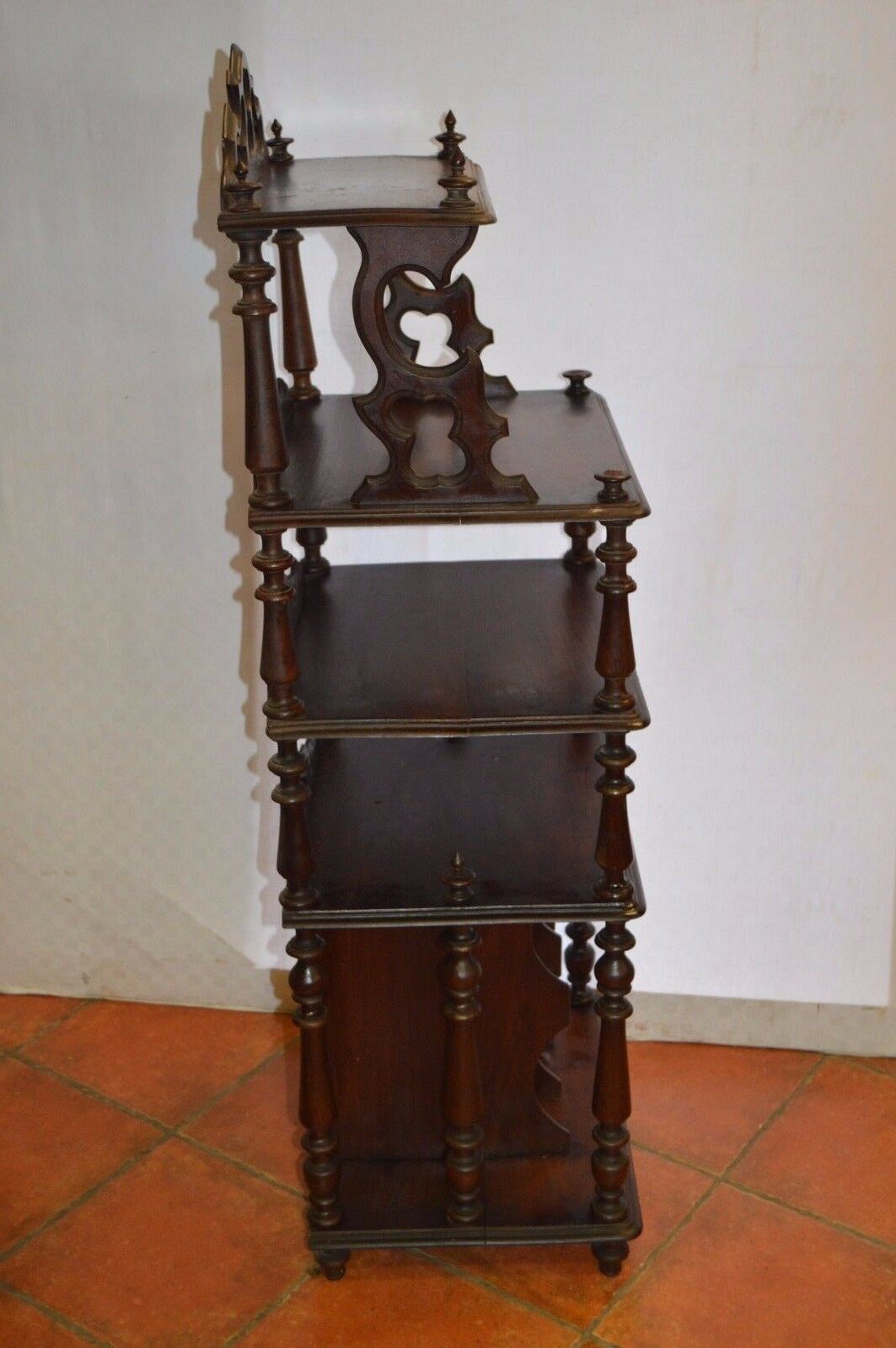 Rosewood music rack, shelf