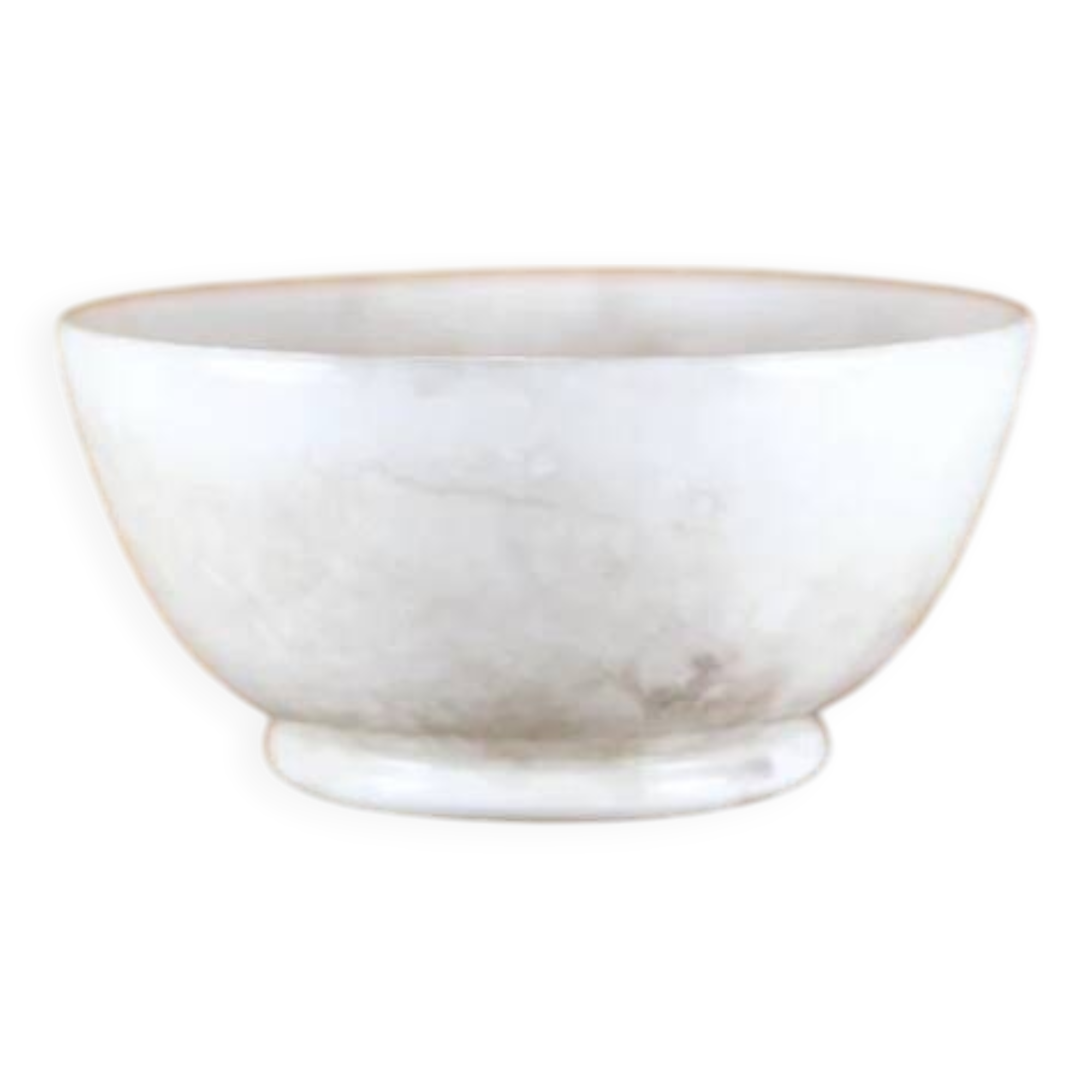 Antique bowl, large Lufapo Massarelos ceramic bowl, breakfast bowl, art deco