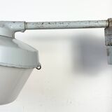 Grey Industrial Factory Wall Light from Elektrosvit, 1970s