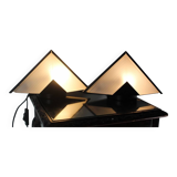 Paire de lampea Pyramide, Allemagne 1980