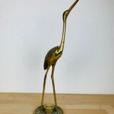 Golden brass heron