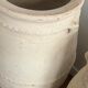 Rustic jar in bleached terracotta pottery xl