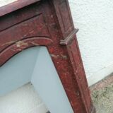 Marble faux mantelpiece