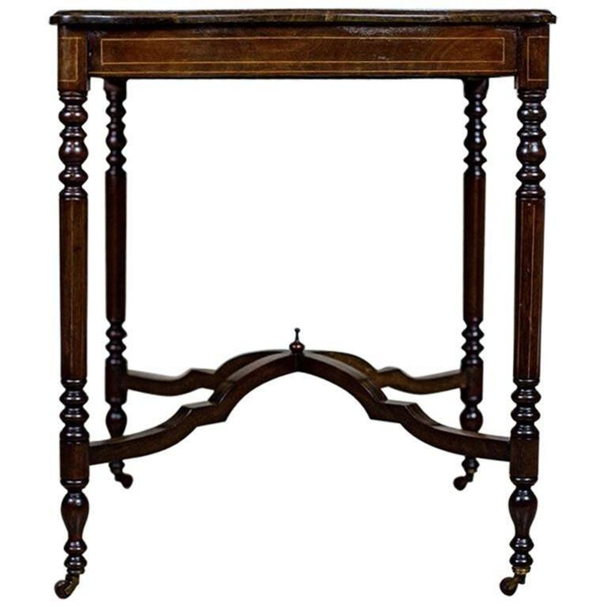 19th Century Inlaid Coffee Table, 1890s
