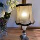 Pair of alabaster lamps