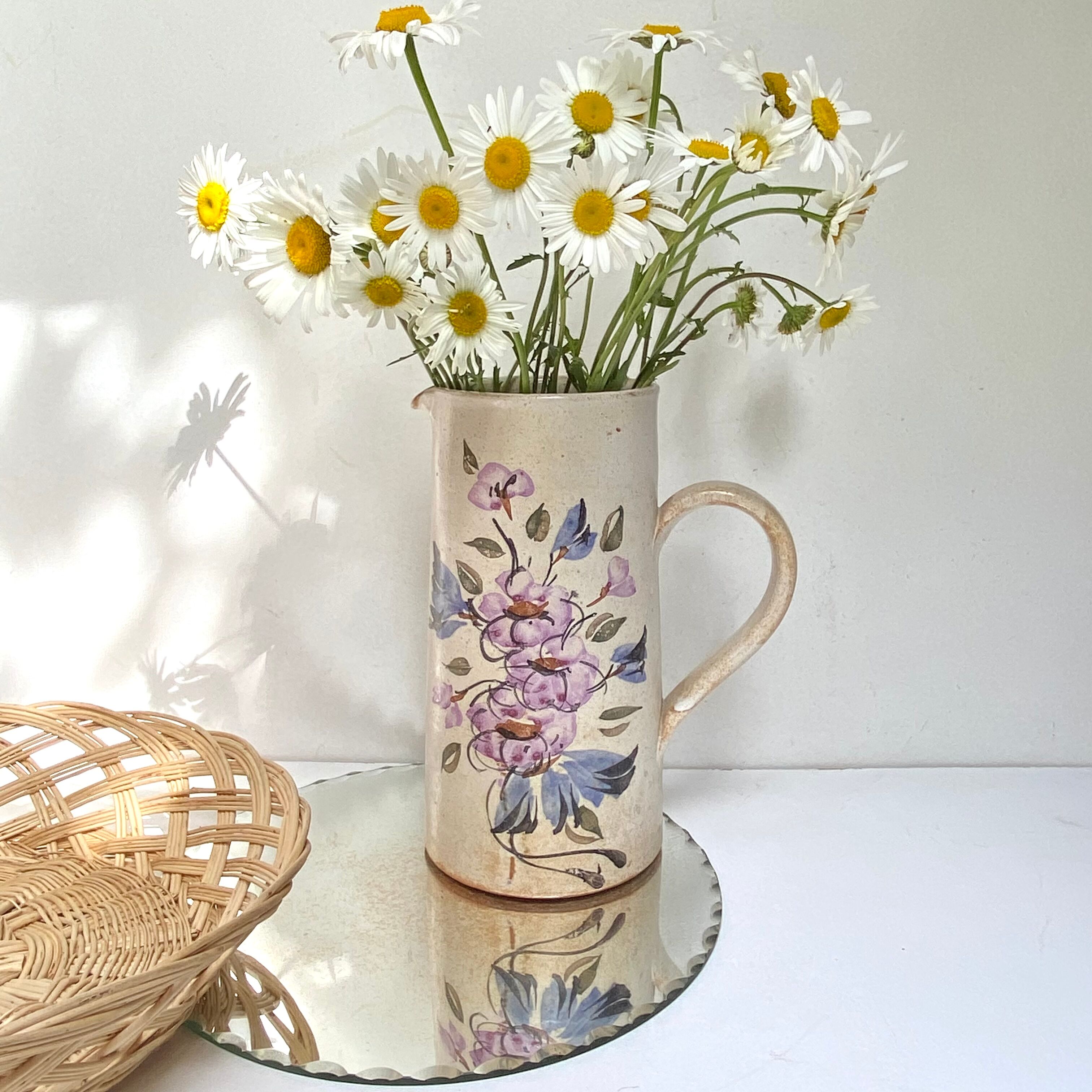 Vintage stoneware pitcher