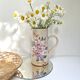 Vintage stoneware pitcher