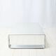 Aluminium and mirror coffee table, Roche Bobois, 1970-1980