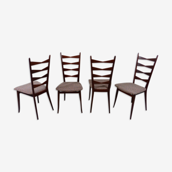 Ensemble de 4 chaises de salle à manger, Italie