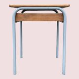 Small school desk and vintage chair