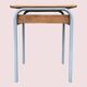 Small school desk and vintage chair