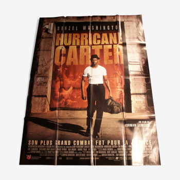 Hurricane Carter 160 x 120 affiche pliée originale