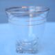 12 liqueur glasses with a gold rim from the 1950s-1960s.