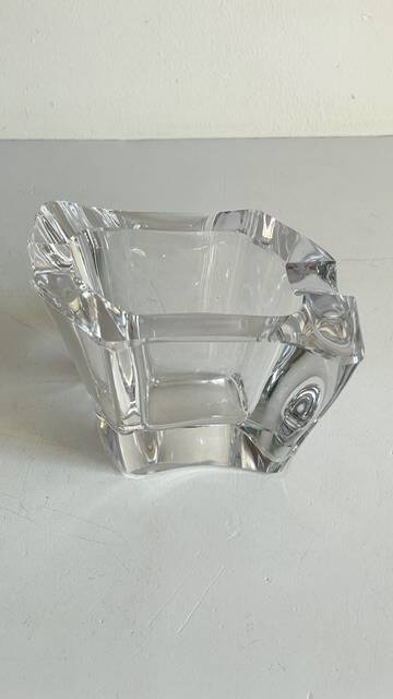 VINTAGE Free-Form Crystal ASHTRAY
