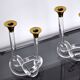 Pair of candle holders Dorothy Thorpe, lucite, 1970