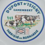 Ancien service 7 assiettes à fromage marque saint amand collection art table