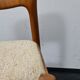 A set of six vintage Danish design dinning chairs by Niels Koefoed