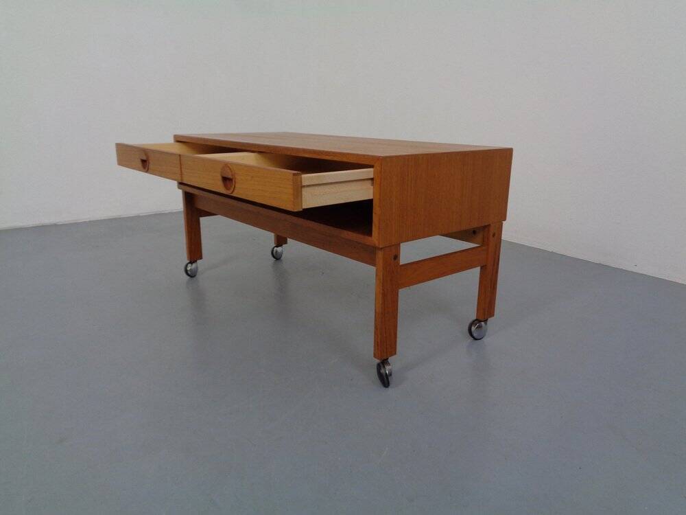 Rollable Chest of Drawers by Rud Thygesen & Johnny Sorensen for Hansen & Guldborg Furniture, Denmark, 1960s